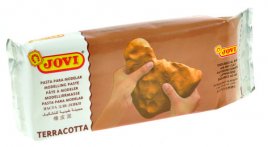 Samotvrdnoucí modelovací hmota JOVI - hnědá - 500g