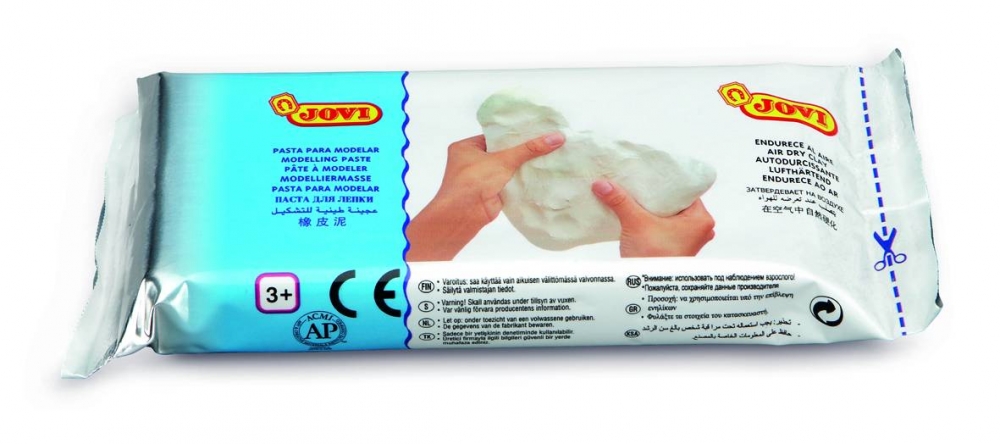 Samotvrdnoucí modelovací hmota JOVI - bílá - 500g